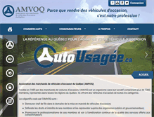 Tablet Screenshot of amvoq.ca